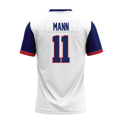 Arizona - NCAA Football : Jabari Mann - White Premium Football Jersey-1
