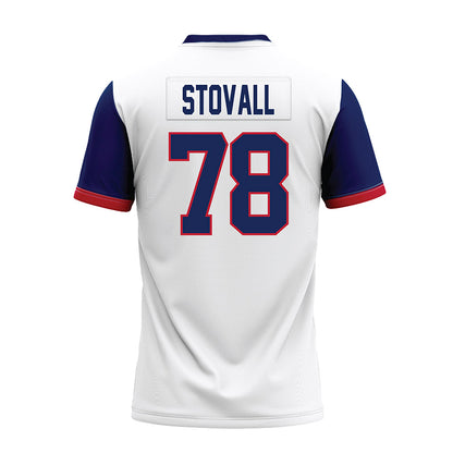 Arizona - NCAA Football : Grayson Stovall - White Premium Football Jersey-1