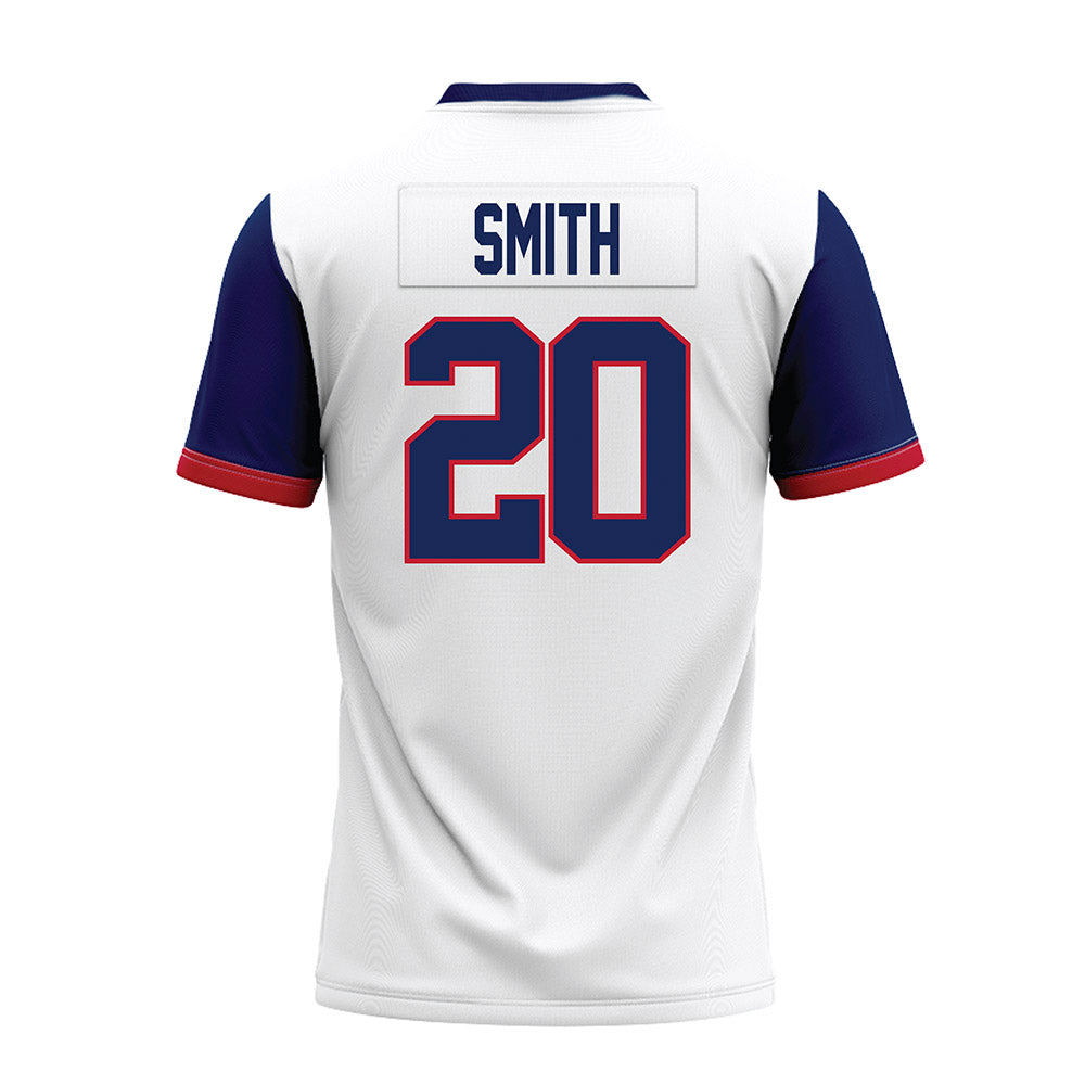 Arizona - NCAA Football : Caleb Smith - White Premium Football Jersey-1