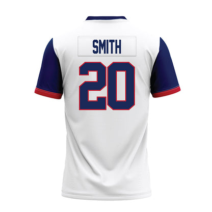 Arizona - NCAA Football : Caleb Smith - White Premium Football Jersey-1