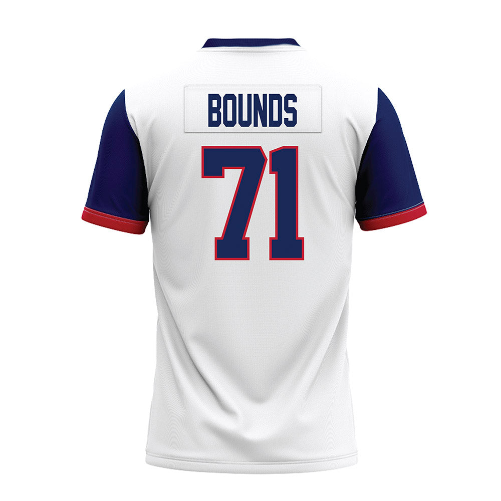 Arizona - NCAA Football : Tristan Bounds - White Premium Football Jersey-1