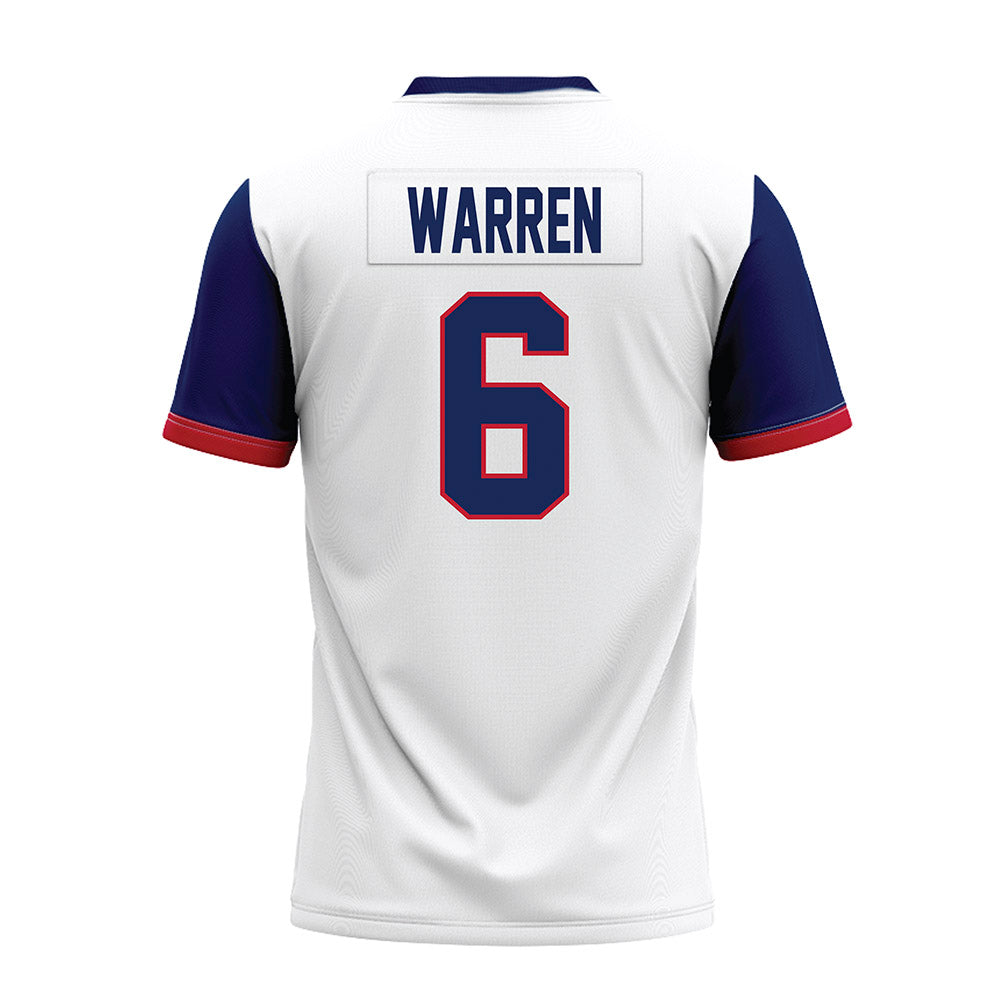 Arizona - NCAA Football : Cornelius Warren - White Premium Football Jersey-1