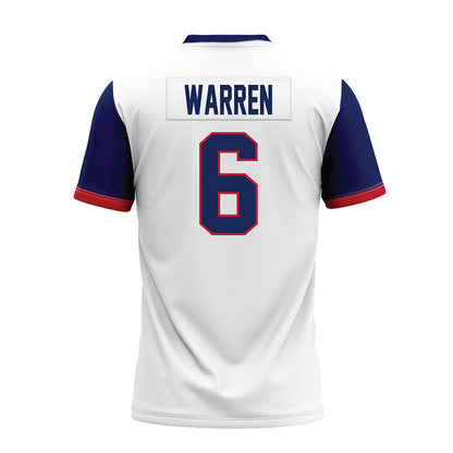 Arizona - NCAA Football : Cornelius Warren - White Premium Football Jersey-1