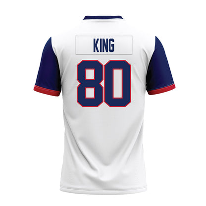 Arizona - NCAA Football : Shane King - White Premium Football Jersey-1