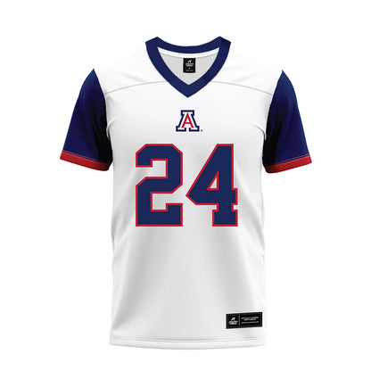 Arizona - NCAA Football : Kingston Spivey - White Premium Football Jersey-0