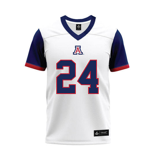 Arizona - NCAA Football : Kingston Spivey - White Premium Football Jersey-0