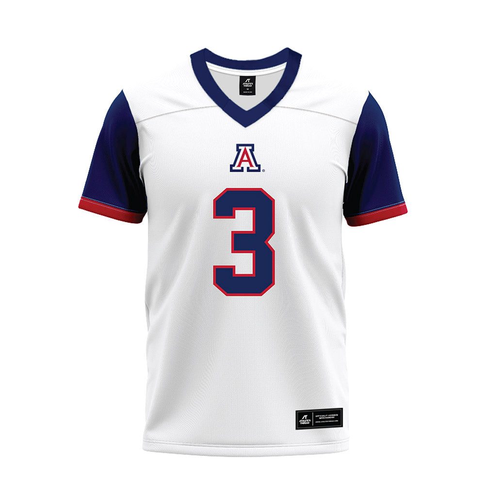 Arizona - NCAA Football : Tre Smith - White Premium Football Jersey-0