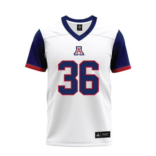 Arizona - NCAA Football : Dominic Hanger - White Premium Football Jersey