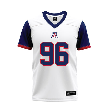 Arizona - NCAA Football : Zac Siulepa - White Premium Football Jersey-0