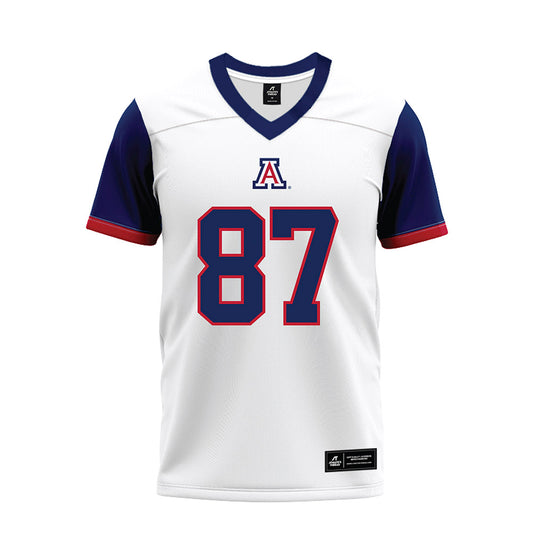 Arizona - NCAA Football : Tyler Powell - White Premium Football Jersey-0