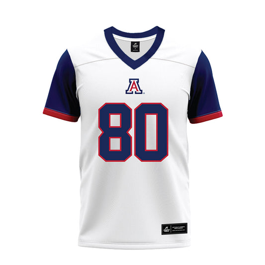 Arizona - NCAA Football : Cameron Barmore - White Premium Football Jersey-0