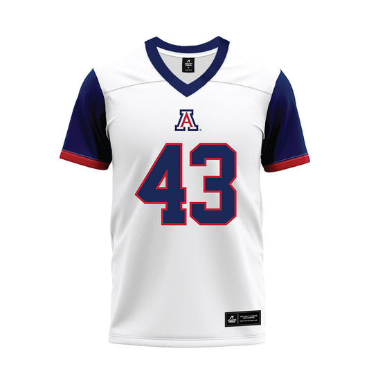 Arizona - NCAA Football : Drew Nicolson - White Premium Football Jersey-0