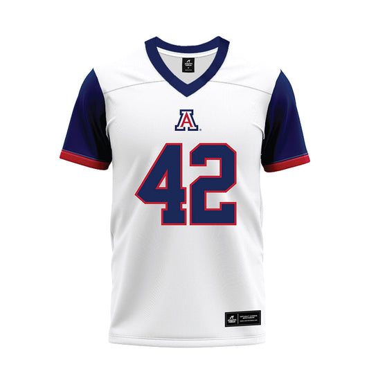 Arizona - NCAA Football : Dominic Lolesio - White Premium Football Jersey-0