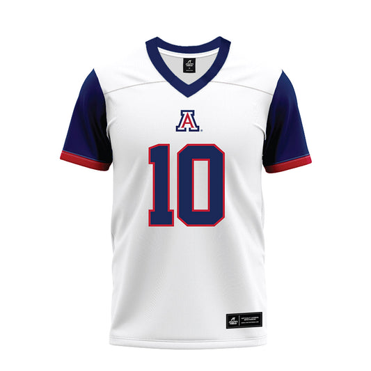 Arizona - NCAA Football : Quinn Olson - White Premium Football Jersey