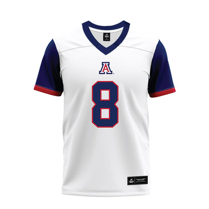 Arizona - NCAA Football : JayVion Cole - White Premium Football Jersey-0