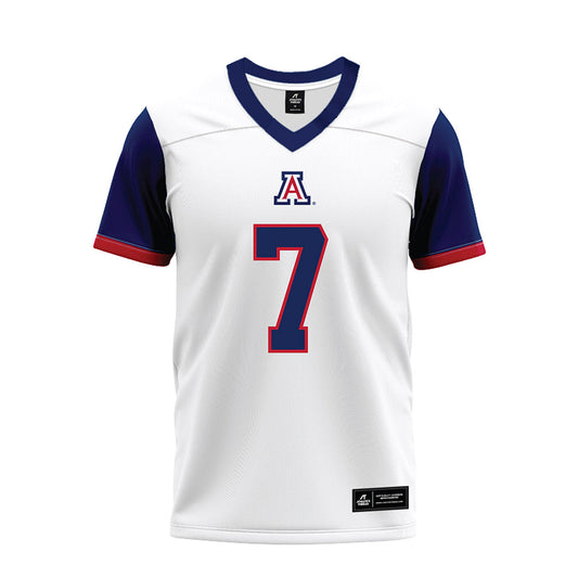Arizona - NCAA Football : Chase Kennedy - White Premium Football Jersey-0