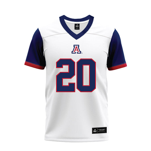 Arizona - NCAA Football : Dajon Hinton - White Premium Football Jersey-0
