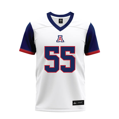 Arizona - NCAA Football : Nate Hale - White Premium Football Jersey-0