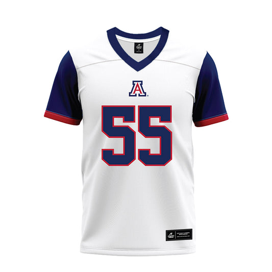Arizona - NCAA Football : Nate Hale - White Premium Football Jersey-0