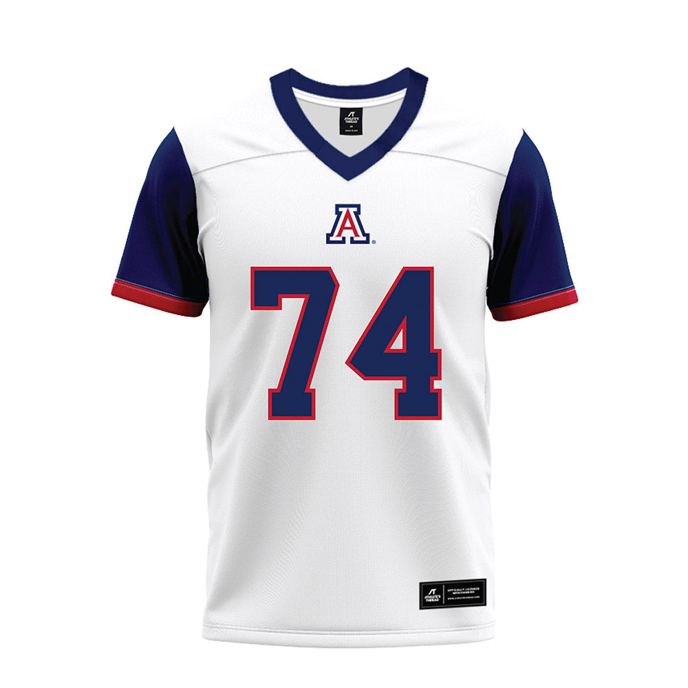 Arizona - NCAA Football : Justin Morales - White Premium Football Jersey-0
