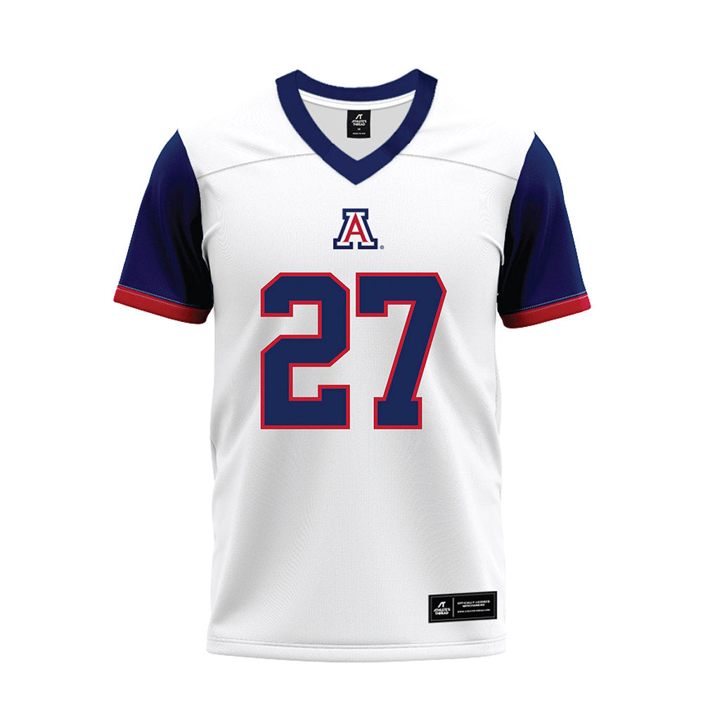 Arizona - NCAA Football : Keytrin Harris - White Premium Football Jersey-0