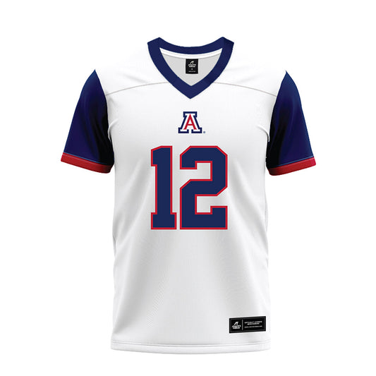 Arizona - NCAA Football : Tre Spivey - White Premium Football Jersey-0