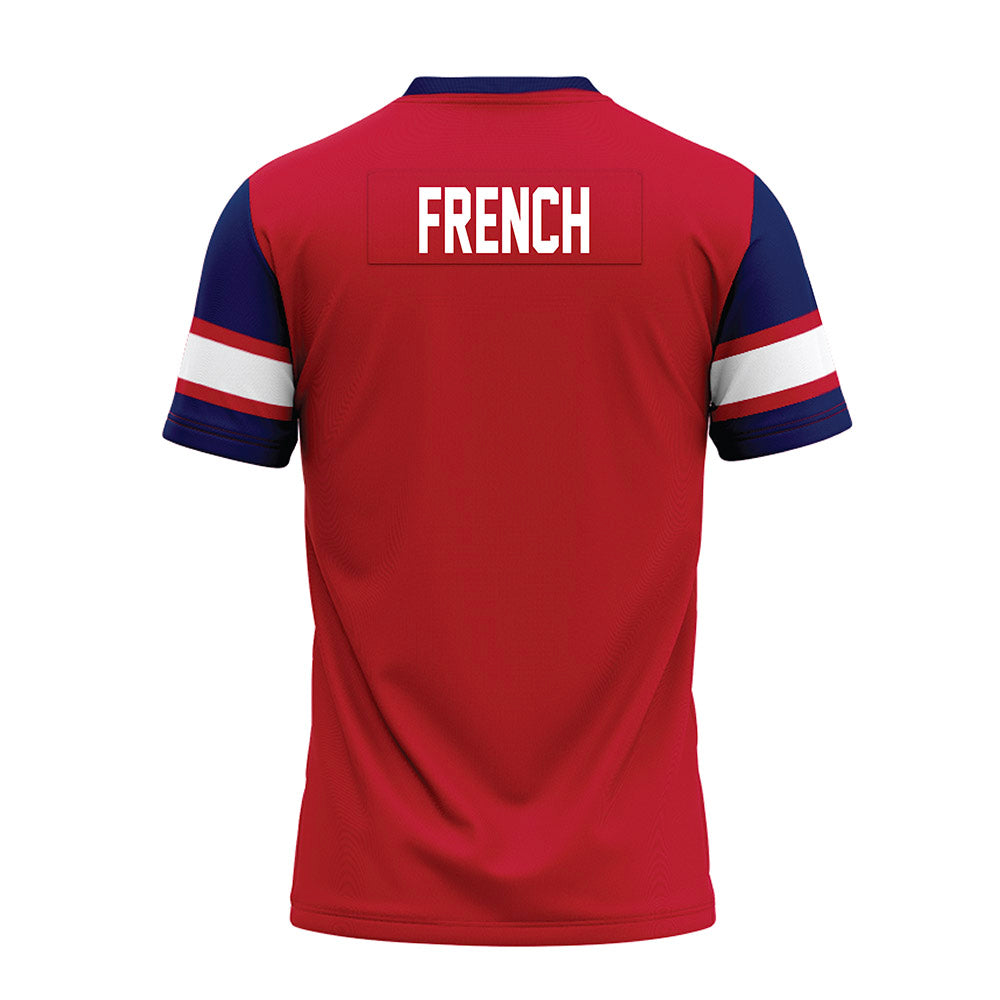 Arizona - NCAA Football : Ian French - Red Premium Football Jersey-1