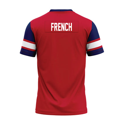 Arizona - NCAA Football : Ian French - Red Premium Football Jersey-1