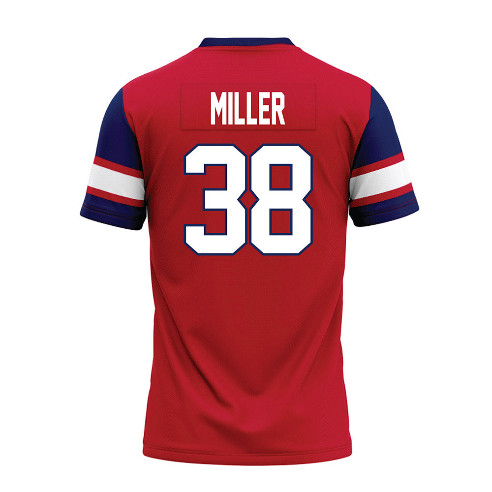 Arizona - NCAA Football : Aiden Miller - Red Premium Football Jersey-1