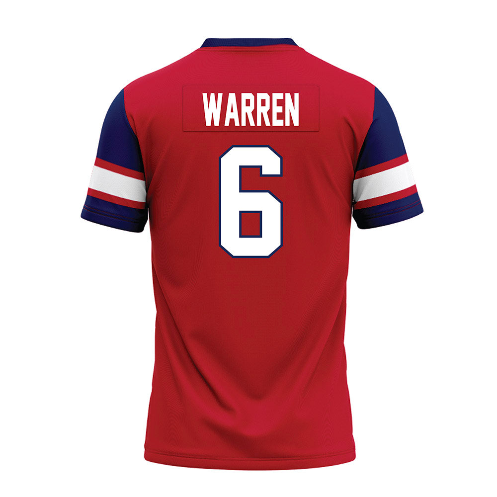 Arizona - NCAA Football : Cornelius Warren - Red Premium Football Jersey-1