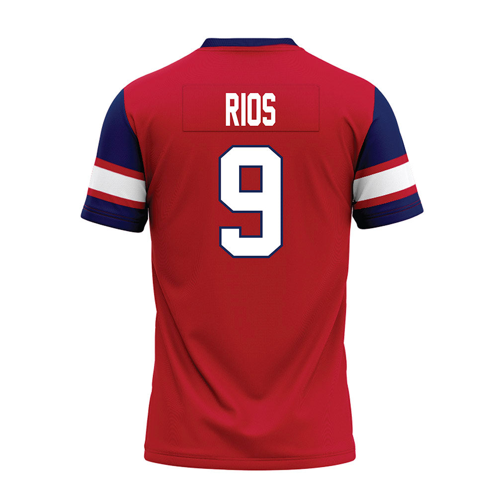 Arizona - NCAA Football : Oscar Rios - Red Premium Football Jersey-1
