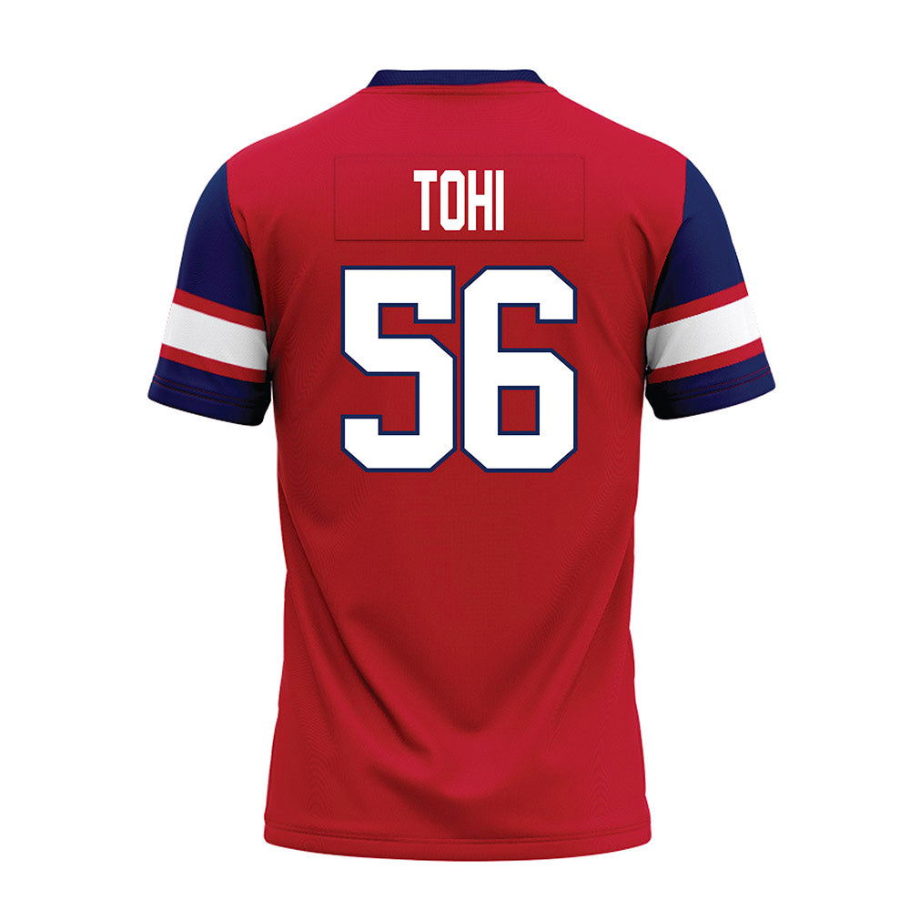 Arizona - NCAA Football : Sione Tohi - Red Premium Football Jersey-1
