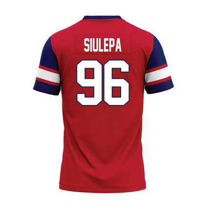 Arizona - NCAA Football : Zac Siulepa - Red Premium Football Jersey-1
