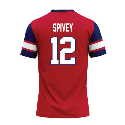 Arizona - NCAA Football : Tre Spivey - Red Premium Football Jersey-1