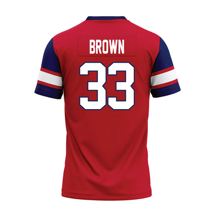 Arizona - NCAA Football : Kason Brown - Red Premium Football Jersey-1