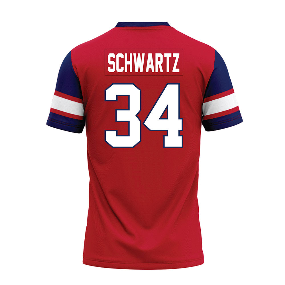 Arizona - NCAA Football : Carter Schwartz - Red Premium Football Jersey-1