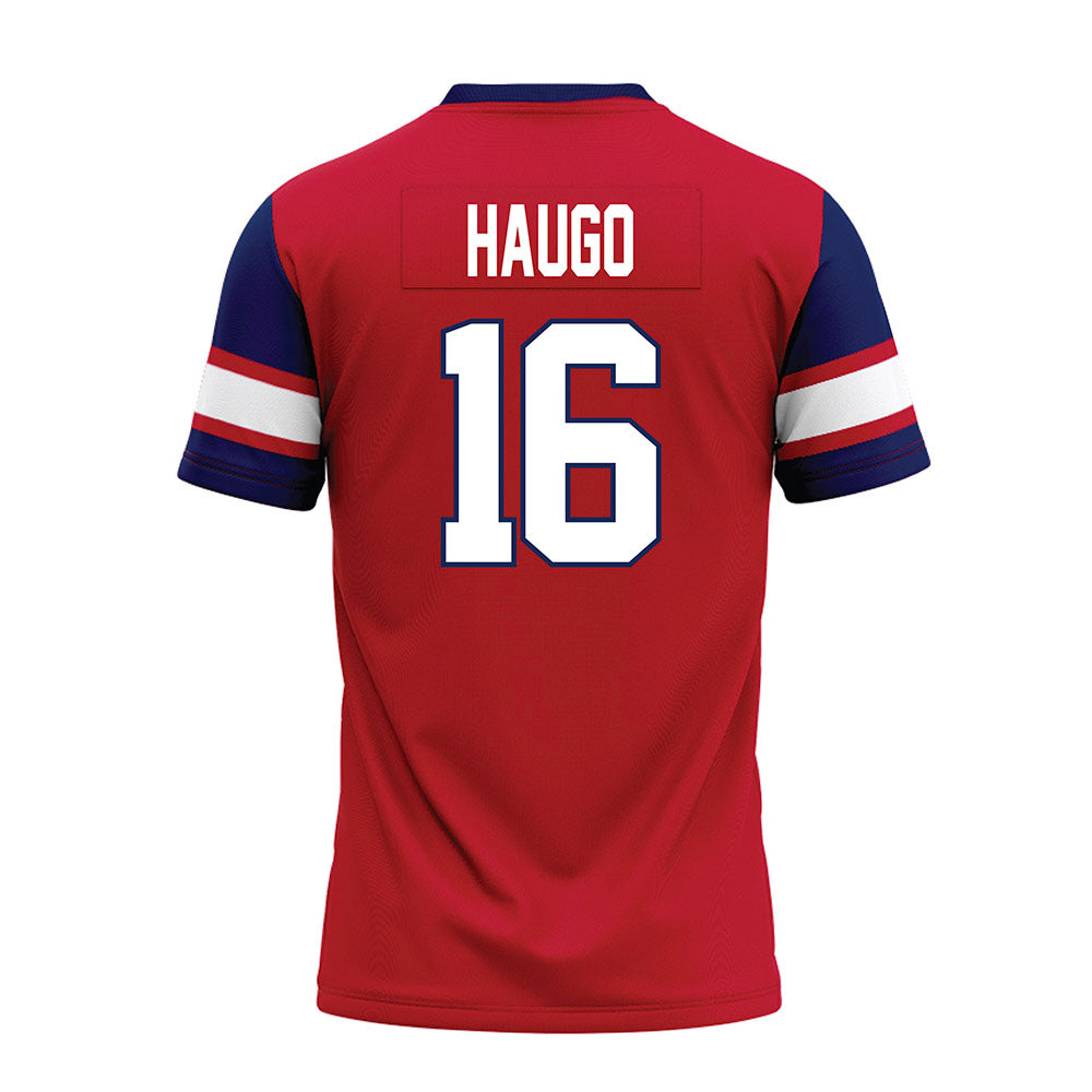 Arizona - NCAA Football : Luke Haugo - Red Premium Football Jersey-1