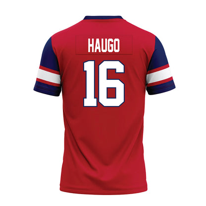 Arizona - NCAA Football : Luke Haugo - Red Premium Football Jersey-1