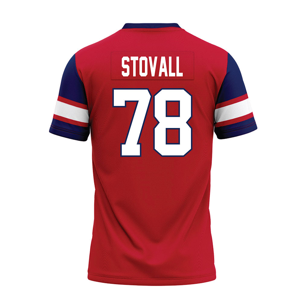 Arizona - NCAA Football : Grayson Stovall - Red Premium Football Jersey-1