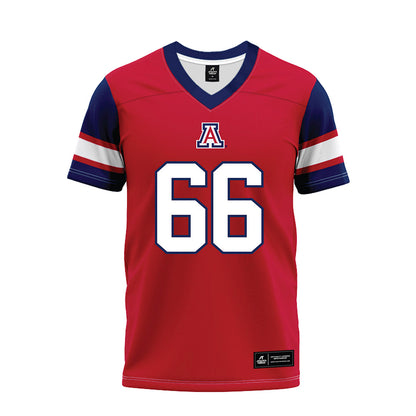 Arizona - NCAA Football : Jaxon Griffin - Red Premium Football Jersey-0