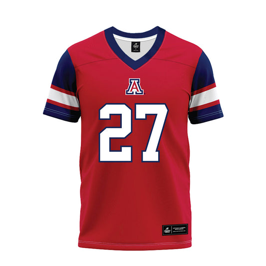 Arizona - NCAA Football : Lohgan Bottjer - Red Premium Football Jersey-0