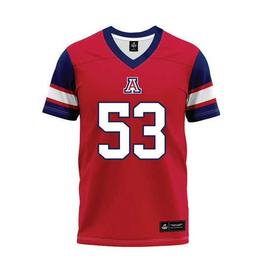 Arizona - NCAA Football : Christian Madoski - Red Premium Football Jersey