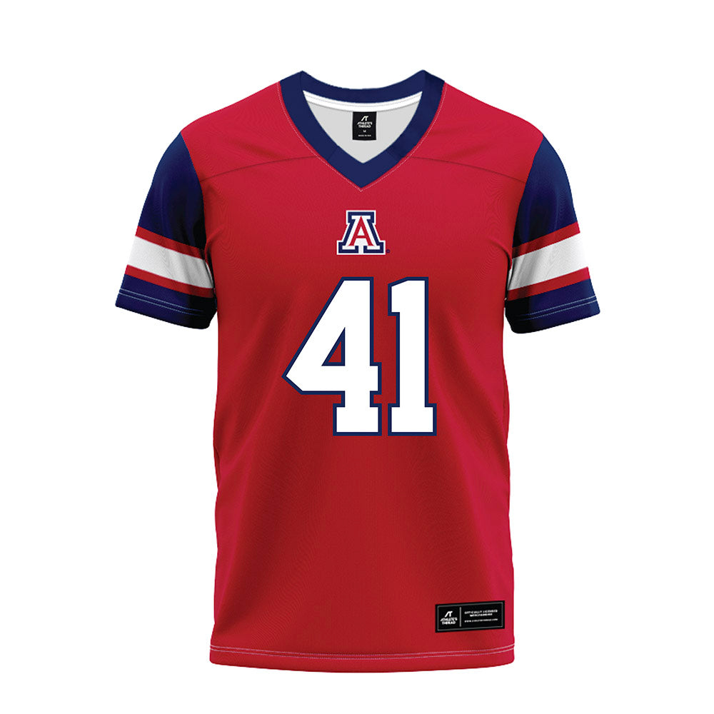 Arizona - NCAA Football : Julian Savaiinaea - Red Premium Football Jersey-0