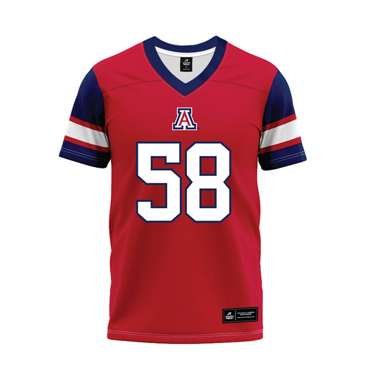 Arizona - NCAA Football : Zachary Henning - Red Premium Football Jersey-0