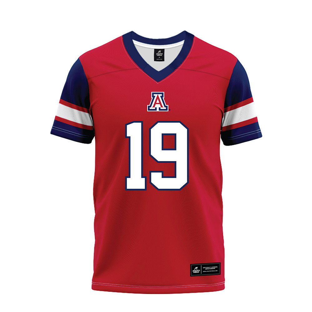 Arizona - NCAA Football : Michael Salgado-Medina - Red Premium Football Jersey-0