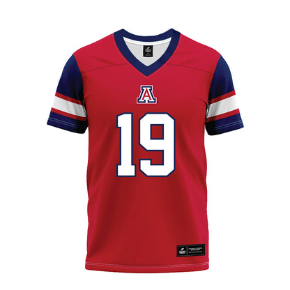 Arizona - NCAA Football : Michael Salgado-Medina - Red Premium Football Jersey-0