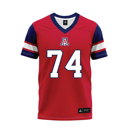 Arizona - NCAA Football : Justin Morales - Red Premium Football Jersey-0