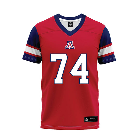 Arizona - NCAA Football : Justin Morales - Red Premium Football Jersey-0