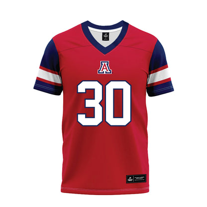 Arizona - NCAA Football : Xaier Hiler - Red Premium Football Jersey-0