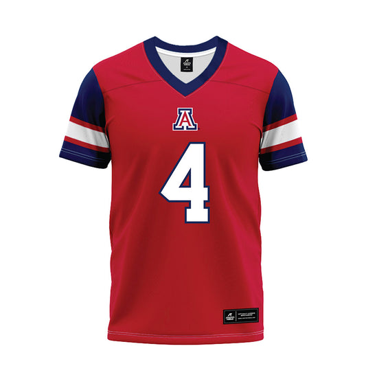 Arizona - NCAA Football : Kris Hutson - Red Premium Football Jersey-0